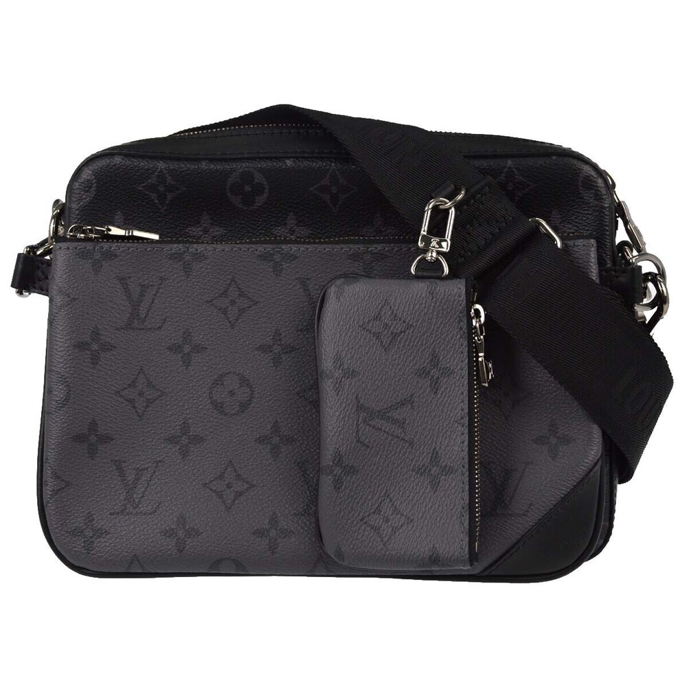 Louis Vuitton Trio Messenger Reverse Monogram Eclipse Canvas